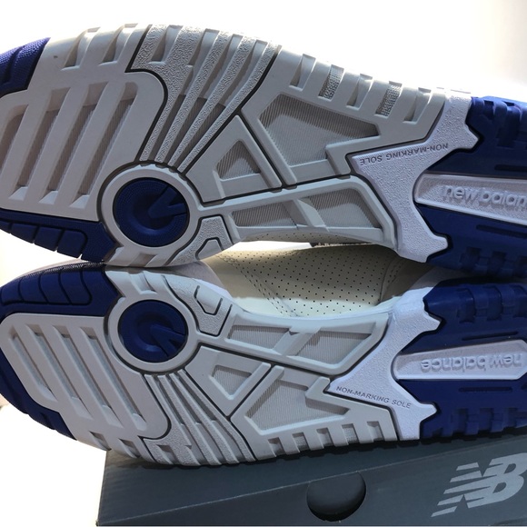 New Balance 550 Men’s 10.5 White Blue NWT OG Box - Picture 5 of 11